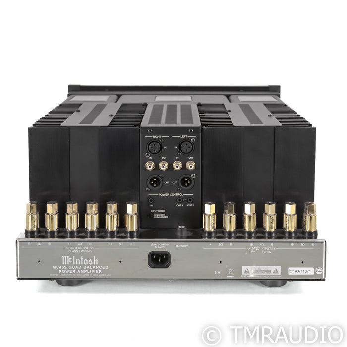McIntosh MC452Stereo Power Amplifier; Black