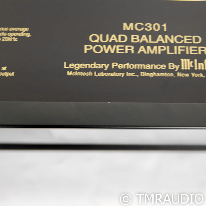 McIntosh MC301 Mono Power Amplifier; MC-301; Pair