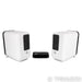 Q Acoustics Q Active 200 Powered Bookshelf Speakers; White Pair; Hub (Open Box)