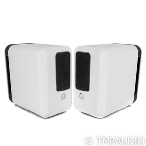 Q Acoustics Q Active 200 Powered Bookshelf Speakers; White Pair; Hub (Open Box)