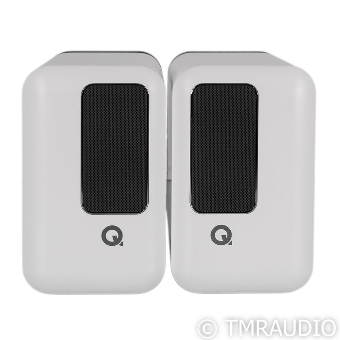 Q Acoustics Q Active 200 Powered Bookshelf Speakers; White Pair; Hub (Open Box)