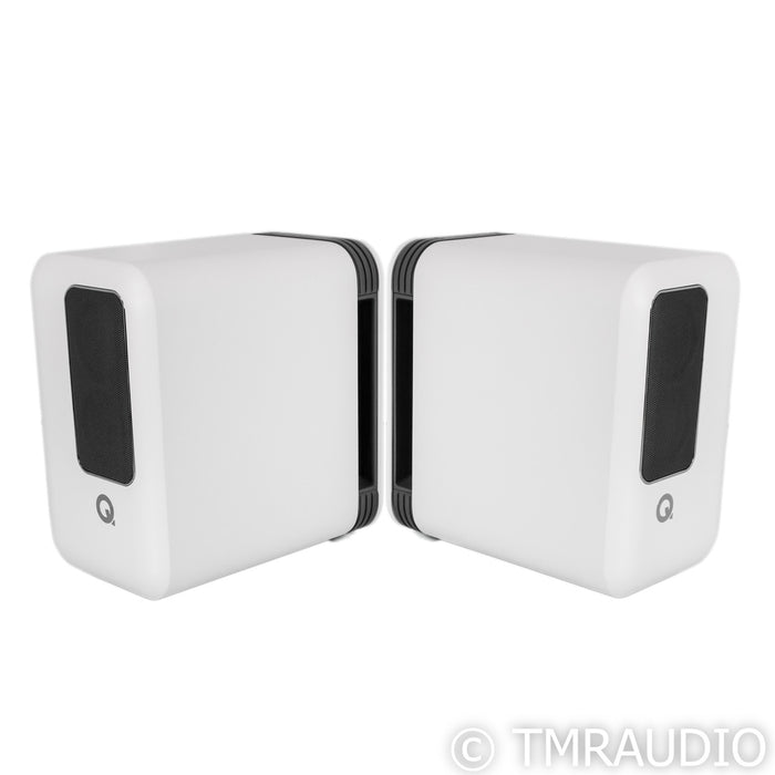 Q Acoustics Q Active 200 Powered Bookshelf Speakers; White Pair; Hub (Open Box)