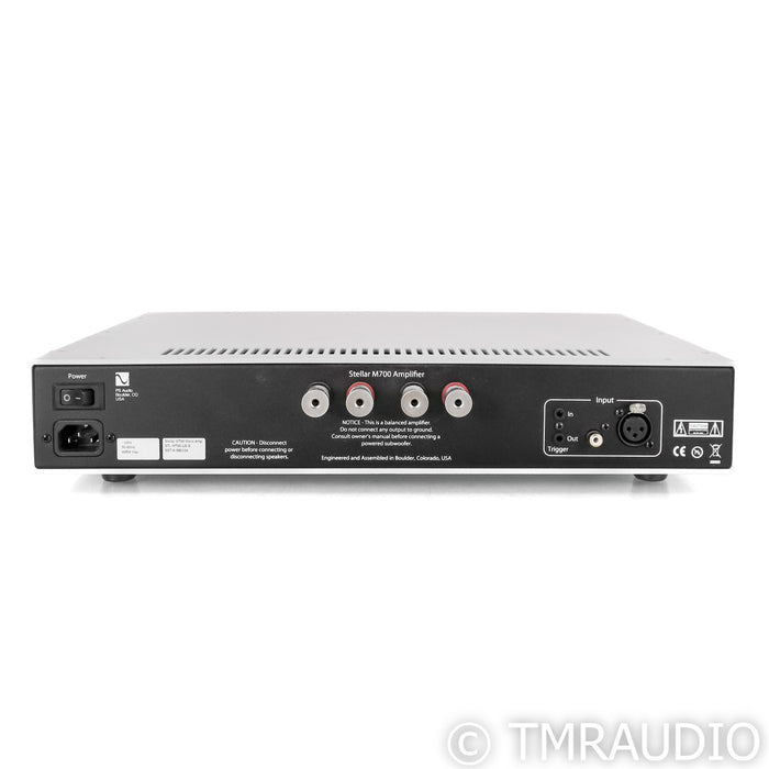 PS Audio Stellar M700 Mono Power Amplifiers; M-700; Silver; Single