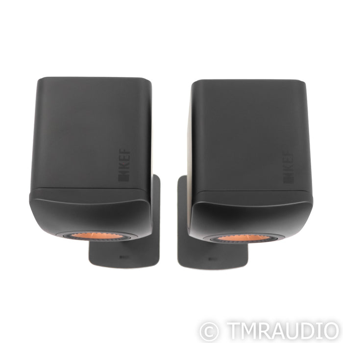 KEF LS50 Meta Bookshelf Speakers; LS-50; Black Pair with Stands