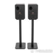 KEF LS50 Meta Bookshelf Speakers; LS-50; Black Pair with Stands