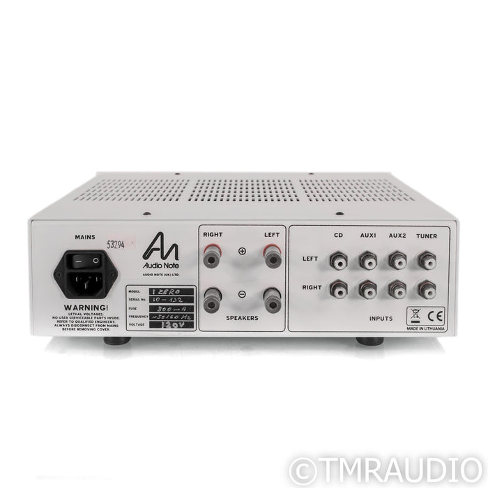 Audio Note I Zero Integrated Tube Amplifier; White