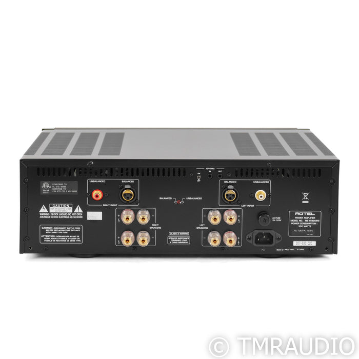 Rotel RB-1582MKII Stereo Power Amplifier; Black