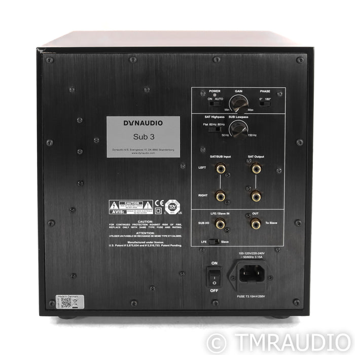 Dynaudio Sub 3 8" Powered Subwoofer; Black