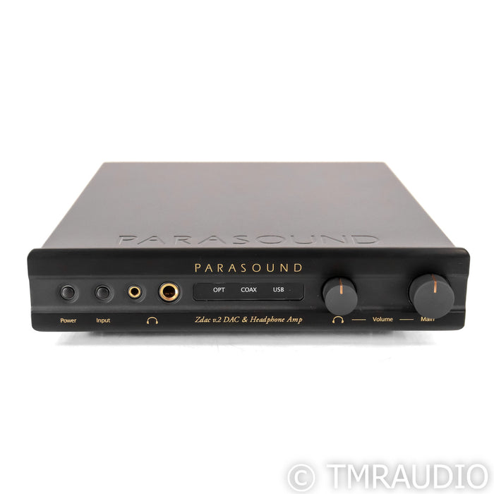 Parasound ZDac v2 DAC / Headphone Amplifier; D/A Converter; Black