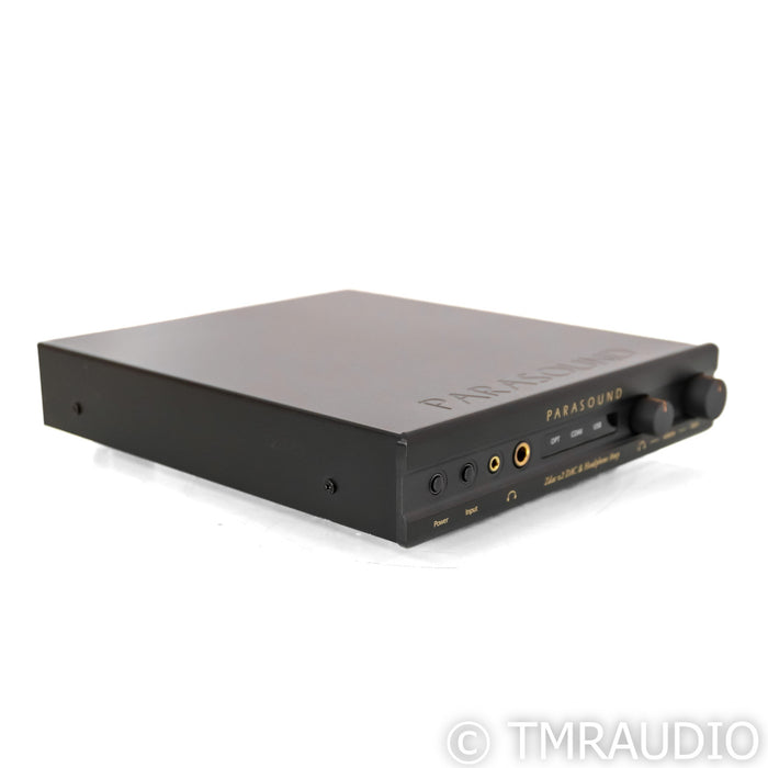 Parasound ZDac v2 DAC / Headphone Amplifier; D/A Converter; Black