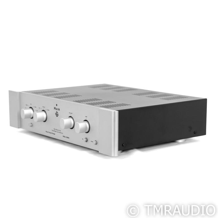 Marsh Sound Designs P2000T Stereo Tube Hybrid Preamplifier; Silver