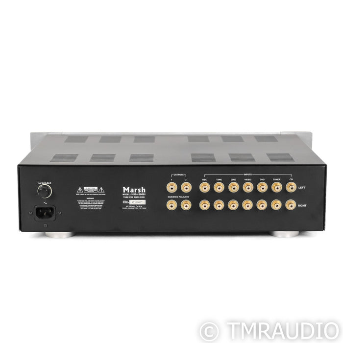 Marsh Sound Designs P2000T Stereo Tube Hybrid Preamplifier; Silver