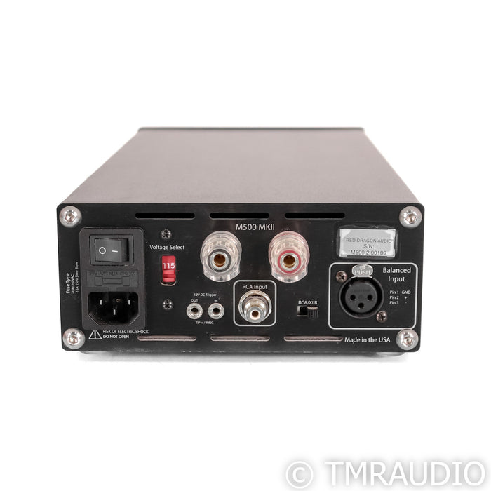 Red Dragon Audio M500 MkII Mono Power Amplifier; Black; M-500; Single