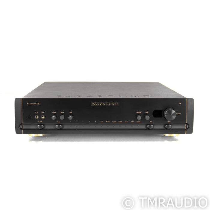 Parasound Halo P6 2.1 Channel Preamplifier; MM / MC Phono; Black