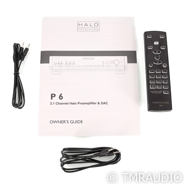Parasound Halo P6 2.1 Channel Preamplifier; MM / MC Phono; Black