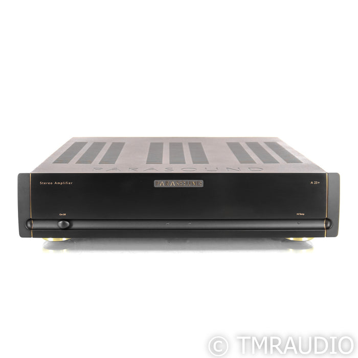 Parasound Halo A23+ Stereo Power Amplifier; Black