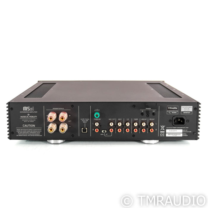 Musical Fidelity M5si Stereo Integrated Amplifier; USB; MM Phono;  Black