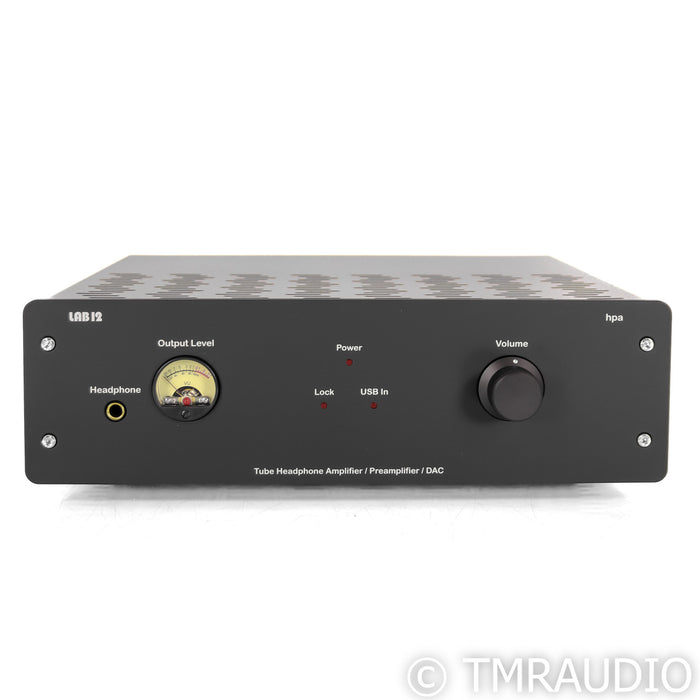 Lab 12 hpa Tube Headphone Amplifier; Black (Open Box)
