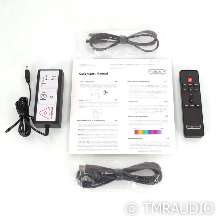 Chord Electronics Hugo TT2 DSD DAC / Headphone Amplifier; Silver; Bluetooth