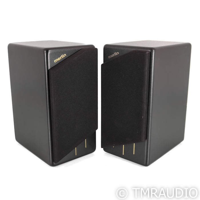 Merlin TSM Bookshelf Speakers; Black
