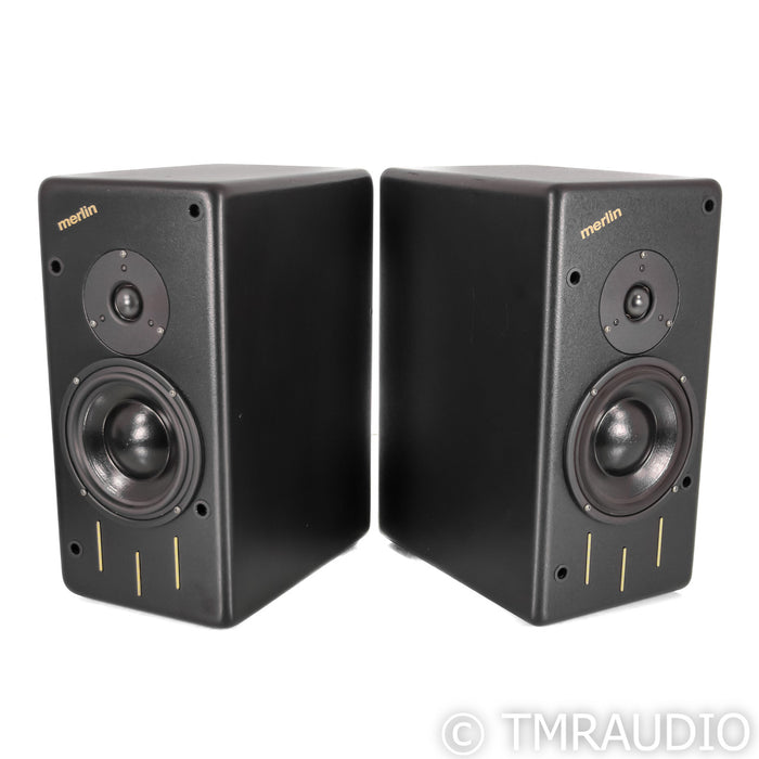 Merlin TSM Bookshelf Speakers; Black