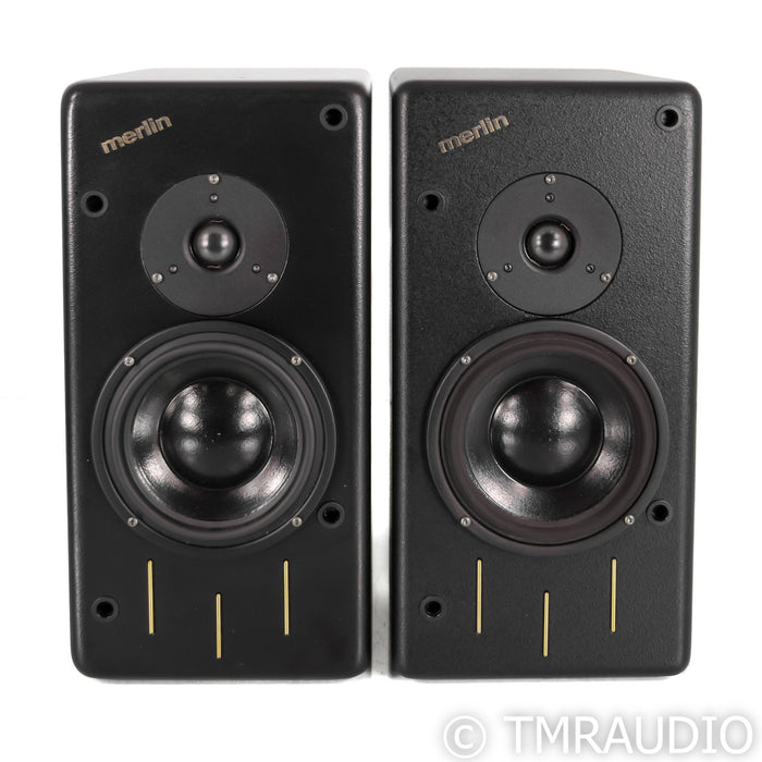 Merlin TSM Bookshelf Speakers; Black