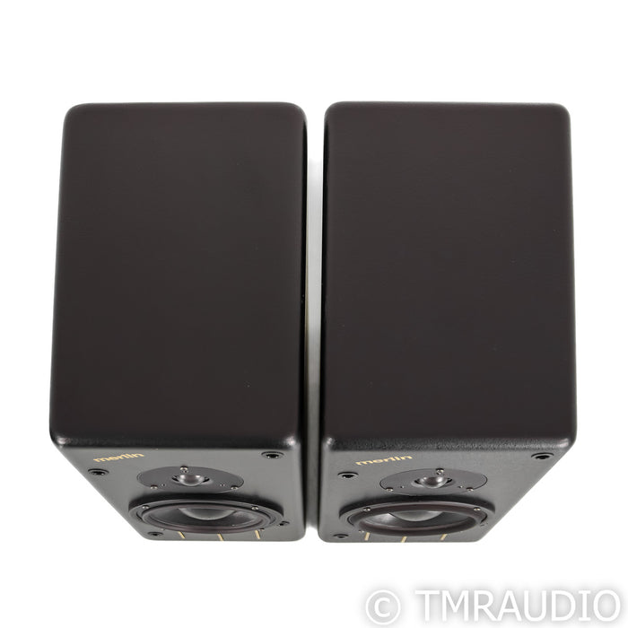 Merlin TSM Bookshelf Speakers; Black