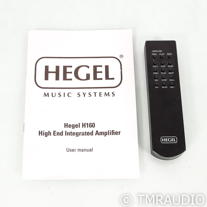 Hegel H160 Stereo Integrated Amplifier; Black