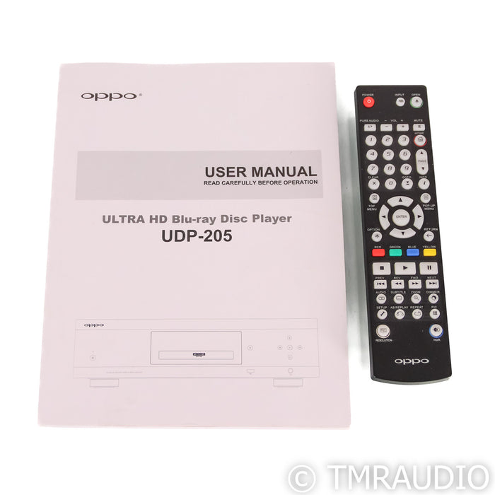 Oppo UDP-205 Universal 4k Blu-Ray Player; Black