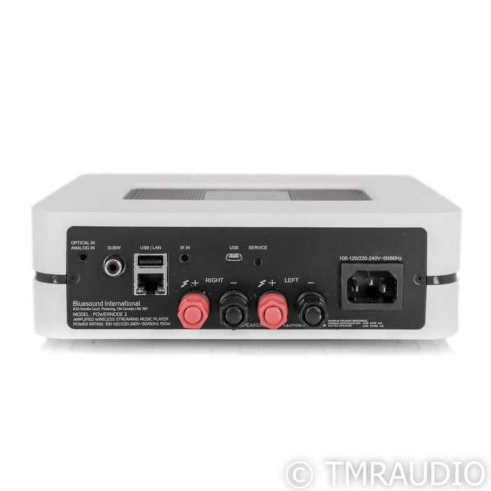 Bluesound Powernode 2 Wireless Network Streamer; White