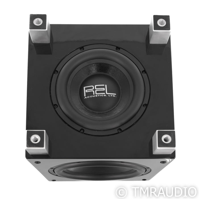 REL T7 8‚Äù Powered Subwoofer; T-7; Piano Black