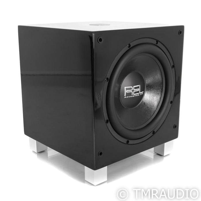 REL T7 8‚Äù Powered Subwoofer; T-7; Piano Black