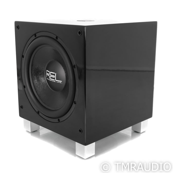 REL T7 8‚Äù Powered Subwoofer; T-7; Piano Black
