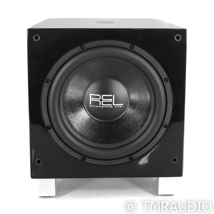 REL T7 8‚Äù Powered Subwoofer; T-7; Piano Black