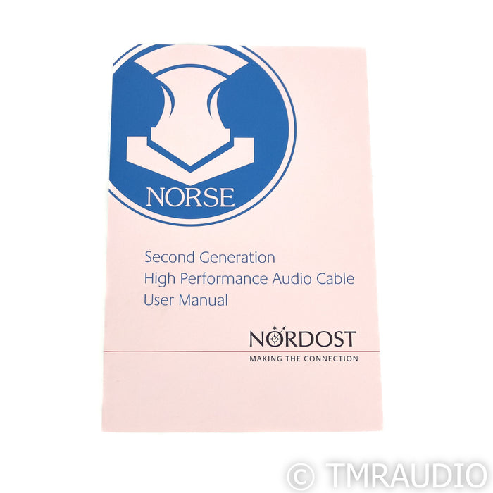 Nordost Norse Frey 2 XLR Cables; 1m Pair Balanced Interconnects