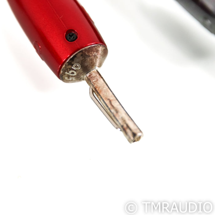 AudioQuest Saturn Bi-Wire Speaker Jumper Cables; Silver (Set of Four)