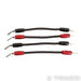 AudioQuest Saturn Bi-Wire Speaker Jumper Cables; Silver (Set of Four)