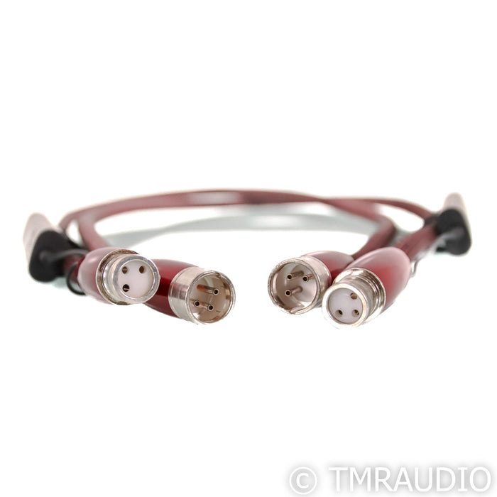 AudioQuest Fire XLR Cables; 1m Pair Balanced Interconnects