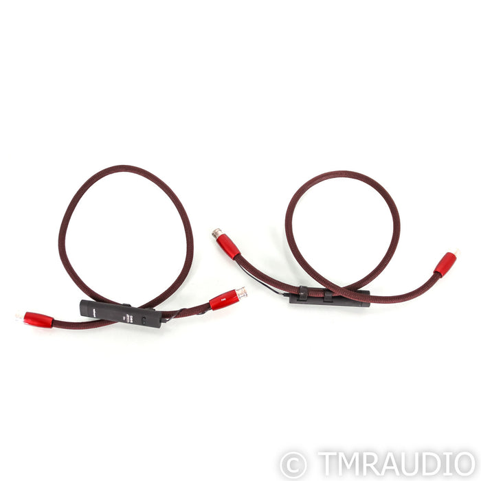 AudioQuest Fire XLR Cables; 1m Pair Balanced Interconnects