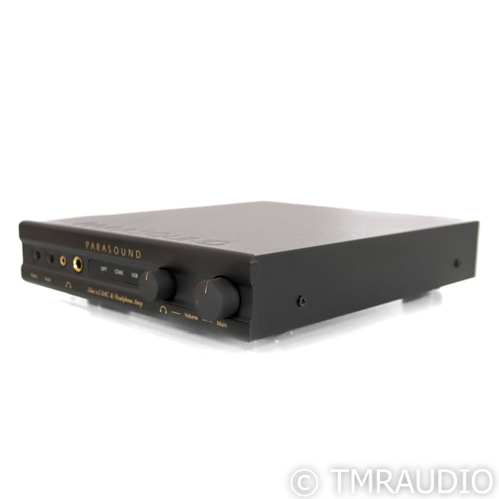 Parasound ZDac v2 DAC / Headphone Amplifier; D/A Converter; Black