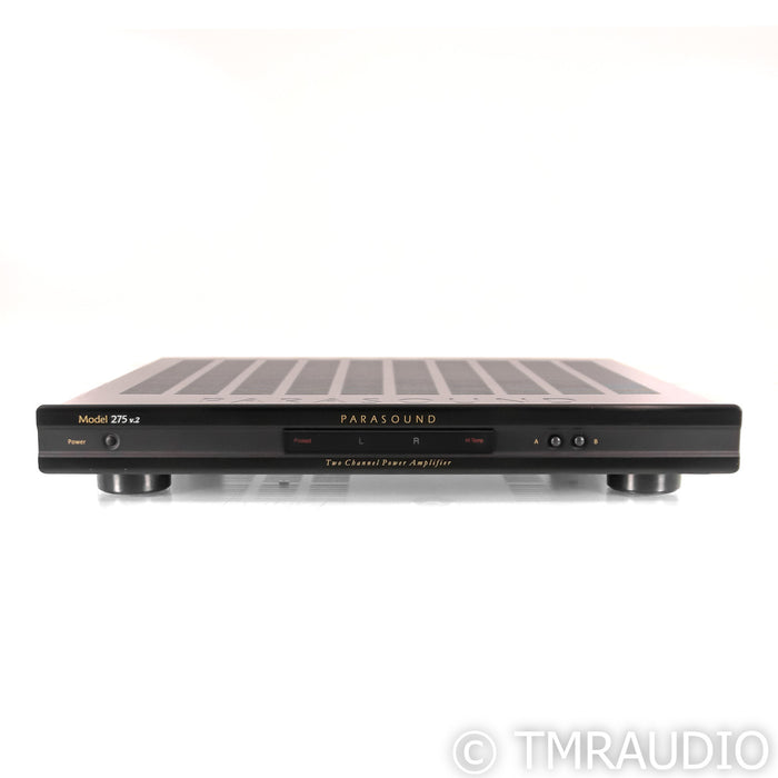 Parasound NewClassic 275 v.2 Stereo Power Amplifier; Black