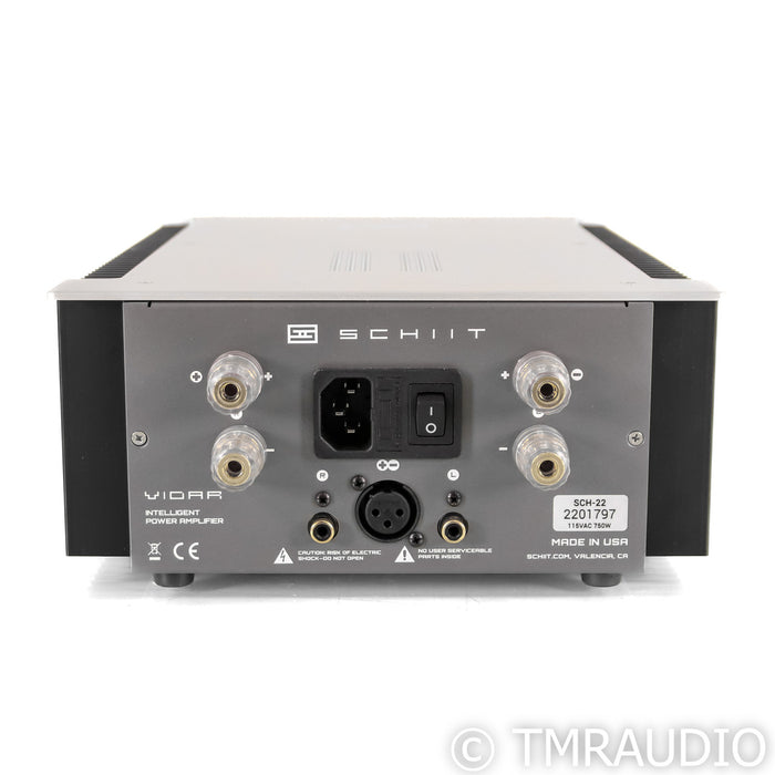 Schiit Audio Vidar Stereo / Mono Power Amplifier; Silver