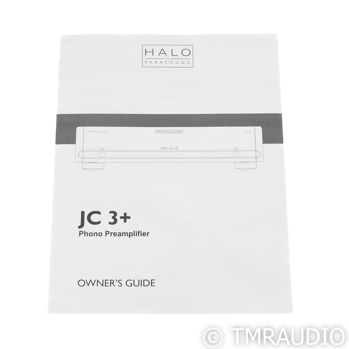 Parasound Halo JC3+ MM / MC Phono Preamplifier; Black