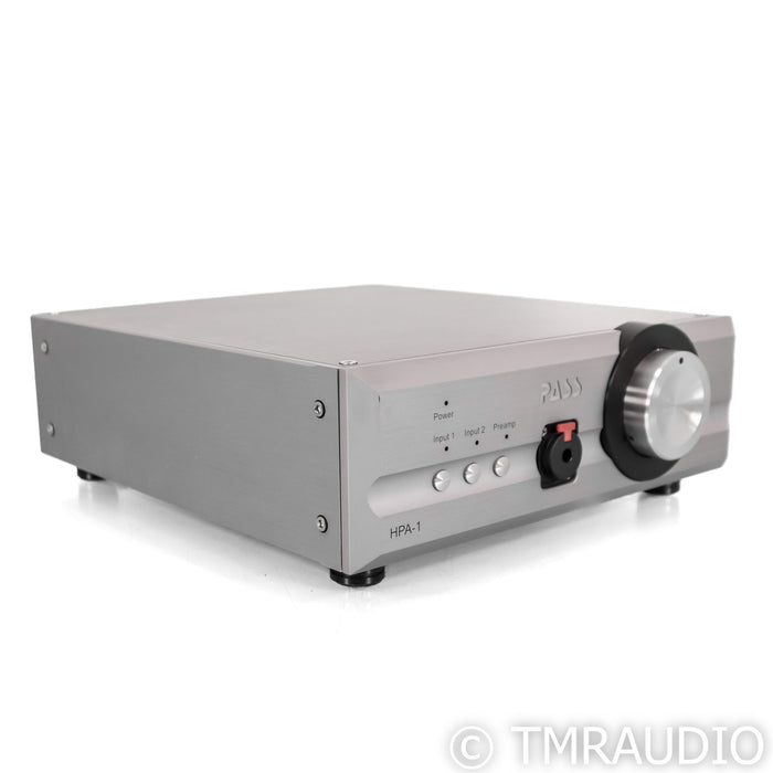 Pass Labs HPA-1 Headphone Amplifier; Silver