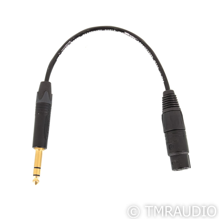 JPS Labs Abyss 4pin to 1/4‚Äù TRS Headphone Adapter Cable; 6‚Äù