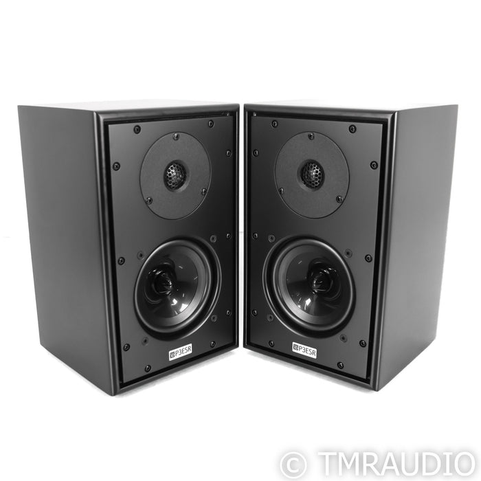 Harbeth P3ESR XD Bookshelf Speakers; Black Satin Pair (Open Box)