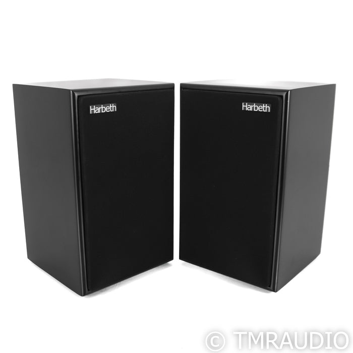 Harbeth P3ESR XD Bookshelf Speakers; Black Satin Pair (Open Box)