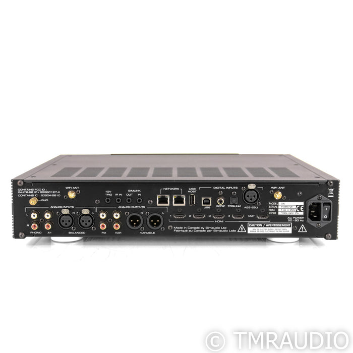 Simaudio Moon 390 Wireless Streamer / DAC / Preamplifier; MM Phono; Roon Ready