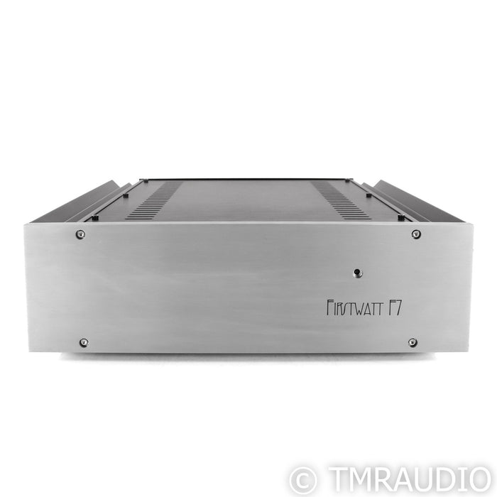 First Watt F7 Stereo Power Amplifier; Silver