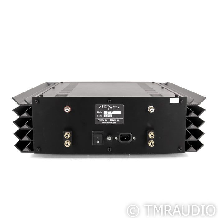 First Watt F7 Stereo Power Amplifier; Silver